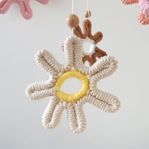 Goukurlsma Woven Daisy Crib Mobile