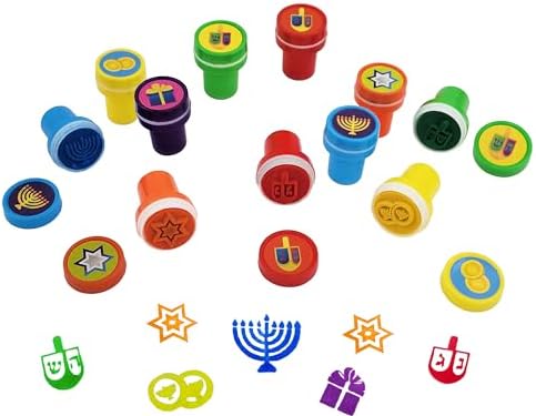 The Dreidel Company Hanukkah Stampers 12-Pack Box