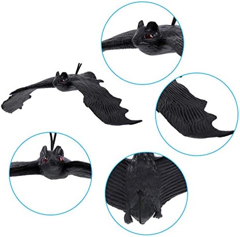Tatuo 24 Piece Halloween Hanging Bats Set
