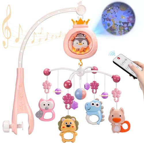 Baby Mobile with Music Lights and Projection