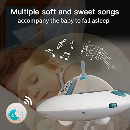 Eners Baby Mobile with Music Lights and Remote Control
