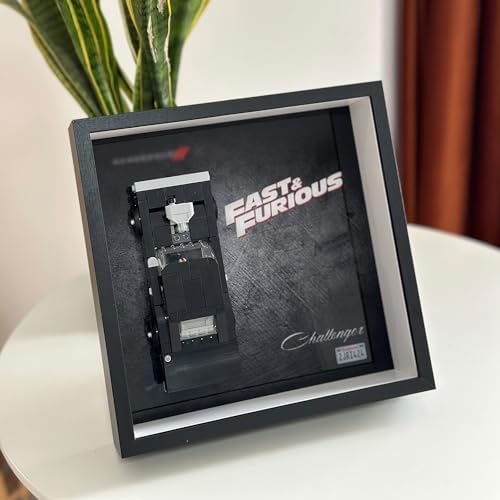 iLuane Display Wallboard for Lego Speed Champions 1970 Dodge Charger RT 76912