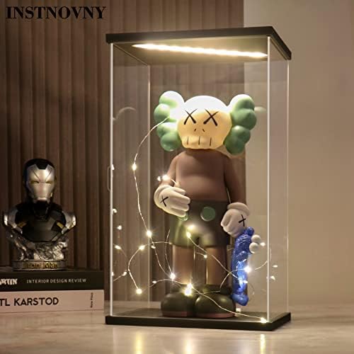Black Acrylic Display Case for Collectibles 79x59x138 Inch