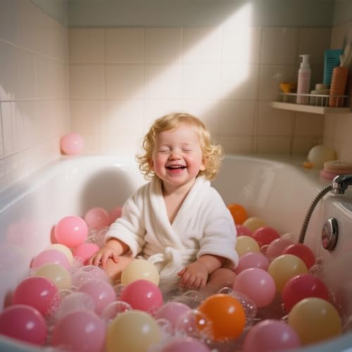 GOGOSO 50PCS Soft Pastel Ball Pit Balls BPA-Free Non-Toxic