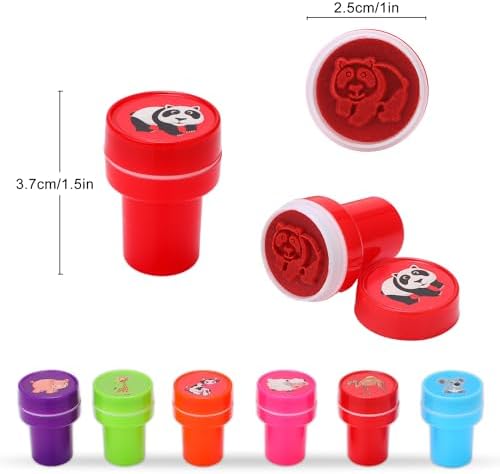 Animal Stamps for Kids 26Pcs Self Inking Stamps Party Favors
