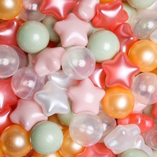 TRENDPLAY Star Ball Pit Balls 200 for Toddlers