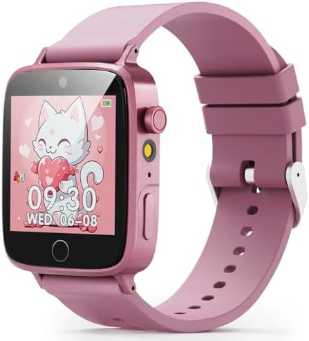 Kids Girls Watch with Camera and 26 Puzzle Games