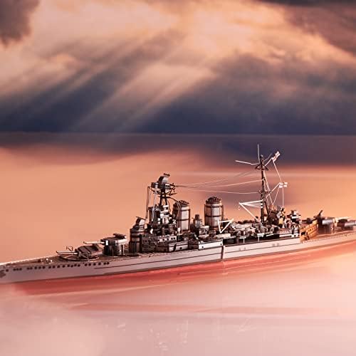 Piececool 3D Metal Puzzle Kit HMS Hood Battleship 270 Pcs