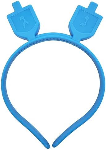 The Dreidel Company Hanukkah Headband - LED Flashing Menorah and Dreidel