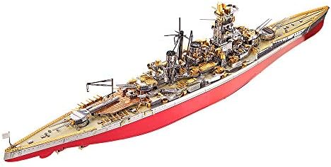 Piececool 3D Metal Battleship Puzzle Kit Kongou Warship 350 Pieces Adult DIY Craft