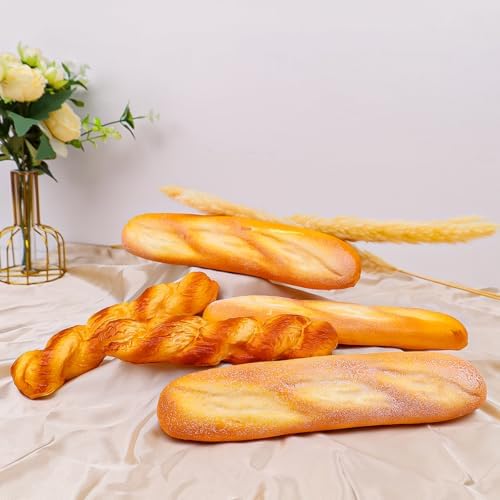 5pcs Artificial Bread Set for Display and Photography
