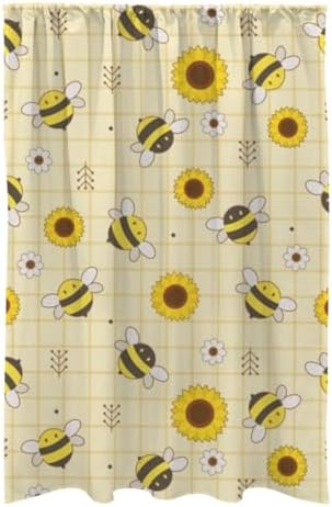 Susiyo Cartoon Cute Bee Door Curtain - 51x72 Inch Foldable