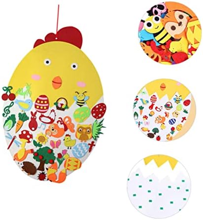 Easter Chick Felt Hanging Ornament for Kids DIY Craft