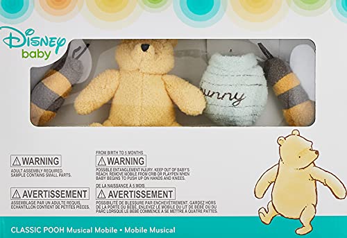 Disney Winnie The Pooh Musical Mobile with 4 Plush Characters