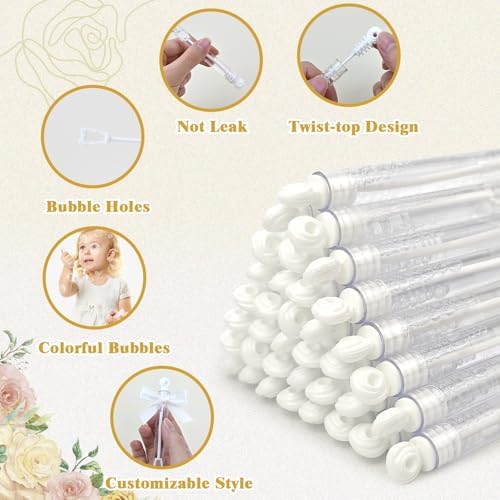 Bulk Mini Bubble Wands 100 Count Wedding Party Favors
