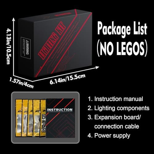 LED Lighting for Lego The Deep Dark Battle 21246 Customized Light Kit