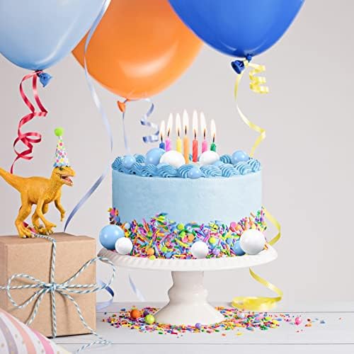 Jetec 66 Pcs Mini Balloon Sticks Cake Decorations