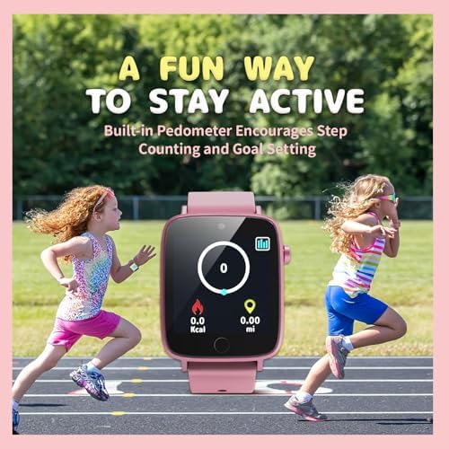 Kids Girls Watch with Camera and 26 Puzzle Games