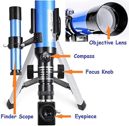 Kids Telescope 400x40mm with Tripod Finder Scope