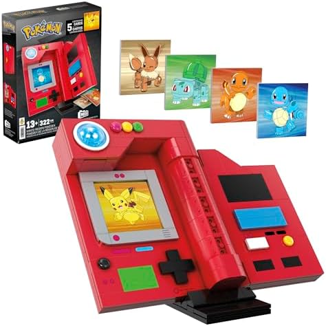 Mega Brands Pokmon Building Set Kanto Pokdex 322 Pieces