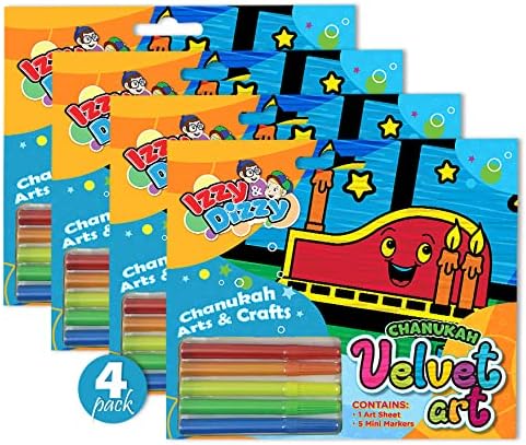 Izzy n Dizzy Chanukah Art Kit - 4 Pack