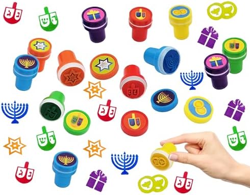 The Dreidel Company Hanukkah Stampers 12-Pack Box