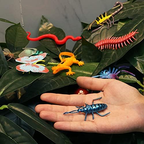 73 Piece Realistic Plastic Mini Bugs Playset