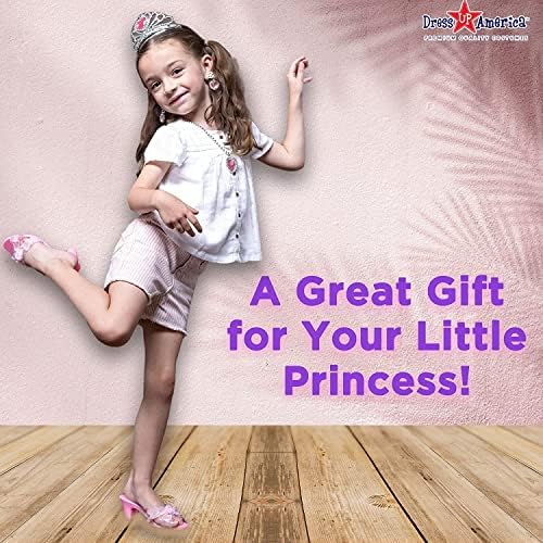 Princess Dress Up Shoes with Tiaras and Jewelry Set for Girls
