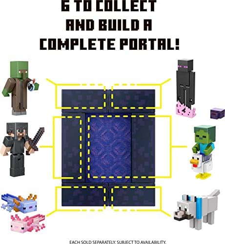 Mattel Minecraft Enderman Action Figure 325-Inch