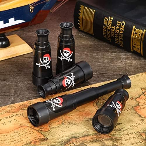 Gejoy 12 Pcs Pirate Telescope Party Favor Toy