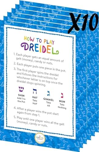 The Dreidel Company Hanukkah Wood Dreidel 1000-Pack