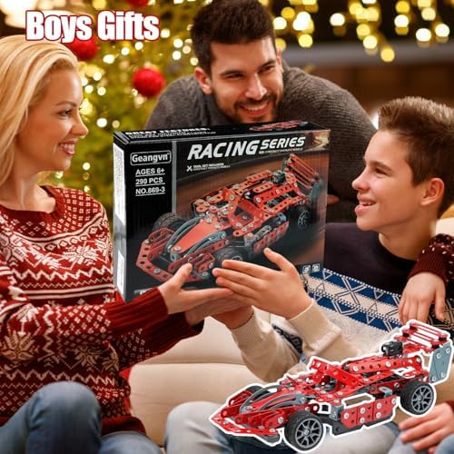 Red F1 Racing Car Metal Model Kit