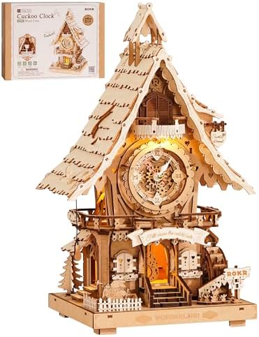 ROKR 3D Wooden Puzzle Clock for Adults