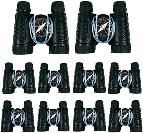 10PCS Monocular Telescope with Compass for Kids