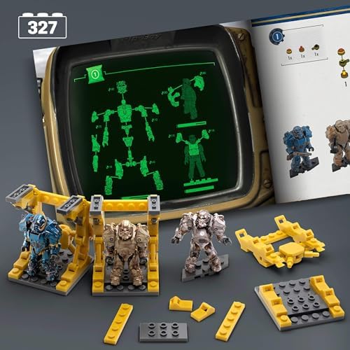 MEGA Fallout 4 T-60 Power Armor Building Kit with 327 Pieces