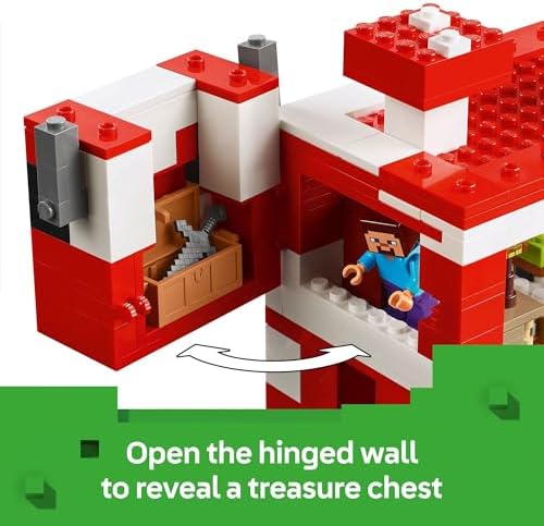 LEGO Minecraft Mooshroom House Building Set 21270
