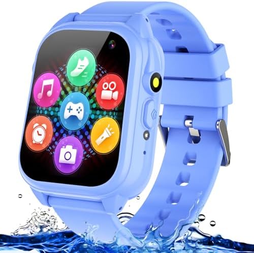 Semloo Kids Waterproof Smart Watch with 26 Games and HD Camera