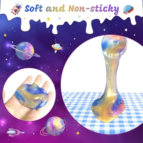 24 Pack Galaxy Slime Party Favors for Kids
