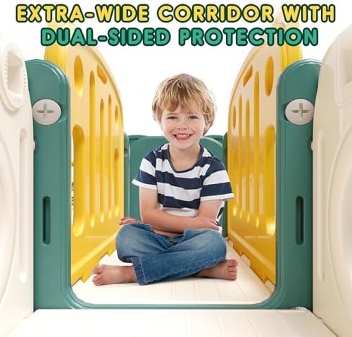 MOCUTEEN 8 in 1 Toddler Slide Playset