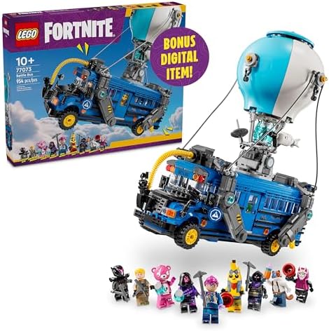 LEGO Fortnite Battle Bus Building Set for Kids Ages 10