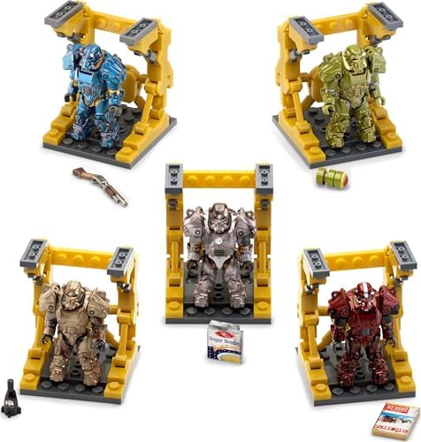 MEGA Fallout 4 T-60 Power Armor Building Kit with 327 Pieces