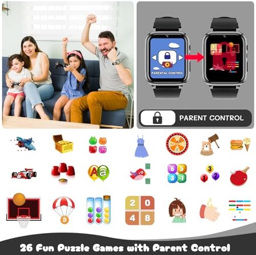 Spodus Smart Watch for Kids with Learning Games and Camera