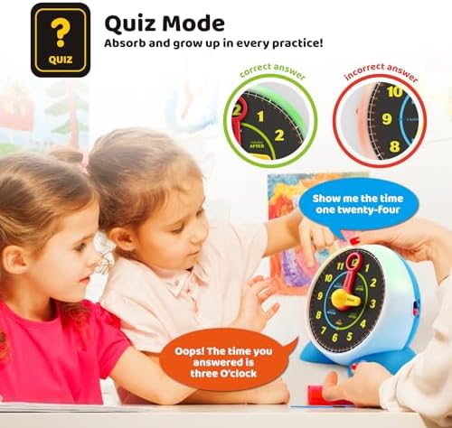 BEST LEARNING Learning Clock for Kids Ages 3-6
