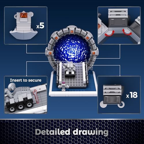 Vonado SG Mirror Blocks Toy with Battle Vehicle