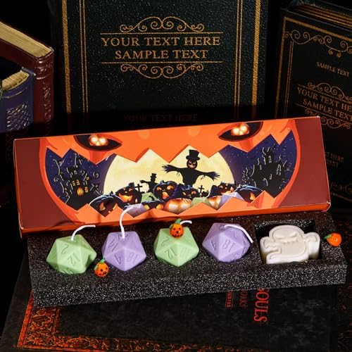 D20 Dice Candles Set with Gift Box