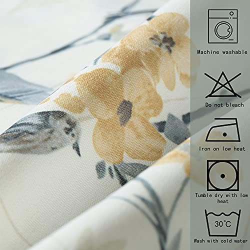 Leeva Grey Birds Valance 52x18 Inch Rod Pocket Curtain