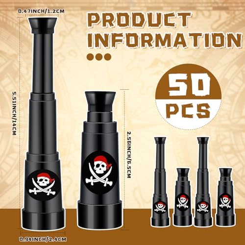 30 Pcs Pirate Telescope Party Favor Toys