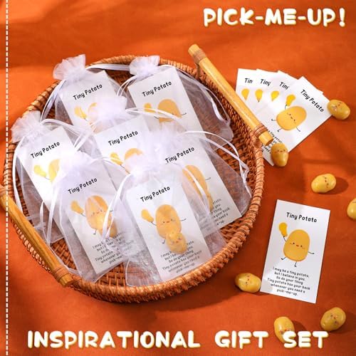 Huwena 30 Piece Potato Gift Set with Cards and Organza Bags