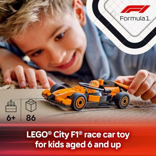 LEGO City F1 Driver with McLaren Race Car - Ages 6