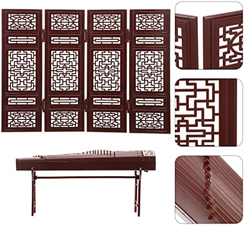 Balacoo Miniature Guzheng Musical Instrument Decor